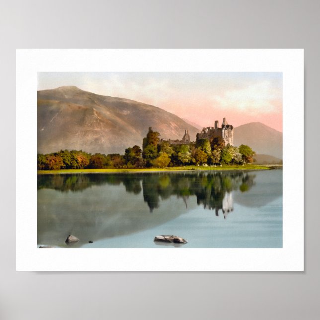 Poster Kilchurn Castle Scotland (Devant)