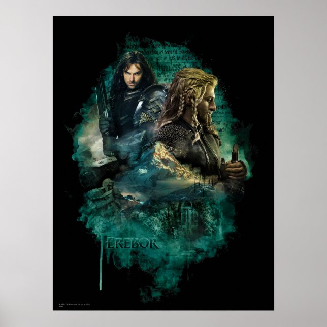 Poster Kili & Fili sur Erebor (Devant)