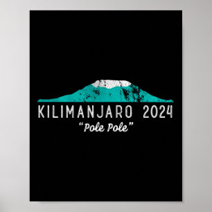 Poster Kilimanjaro Tanzanie Mont Kilimanjaro Ascension Pô