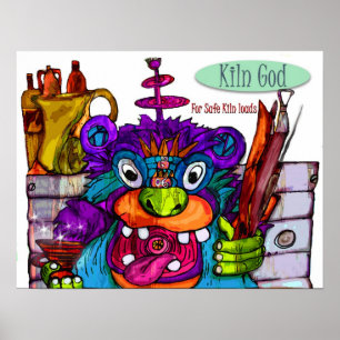 Poster Kiln God for Safe Lots