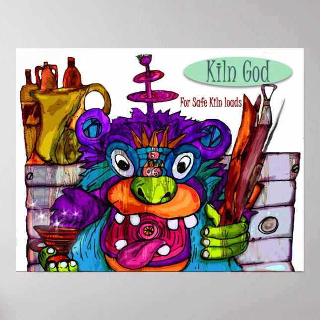 Poster Kiln God for Safe Lots (Devant)