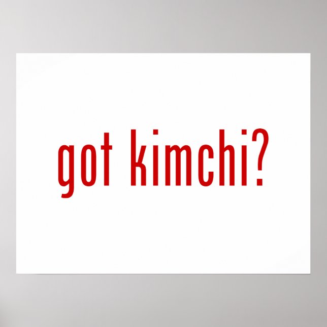 Poster Kimchi ? (Devant)