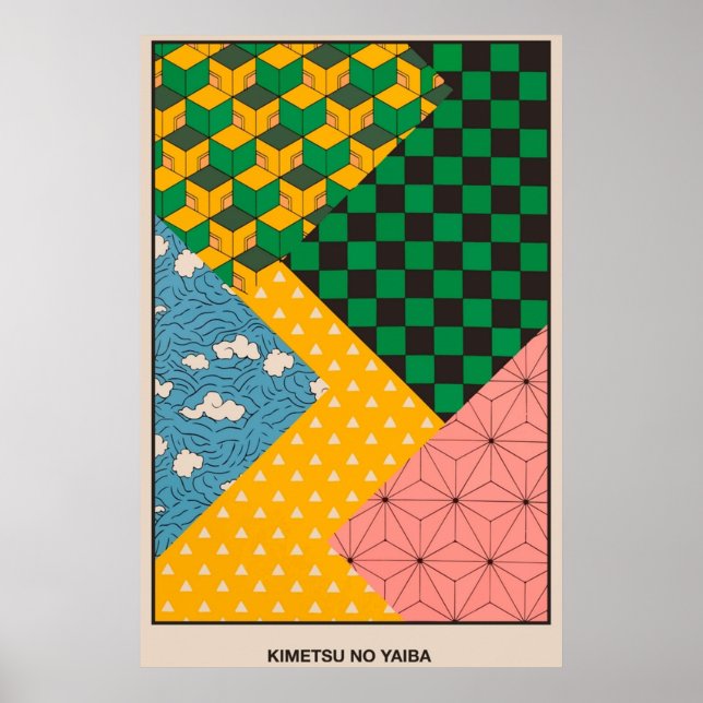 Poster Kimetsu no Yaiba Demon Slayer (Devant)