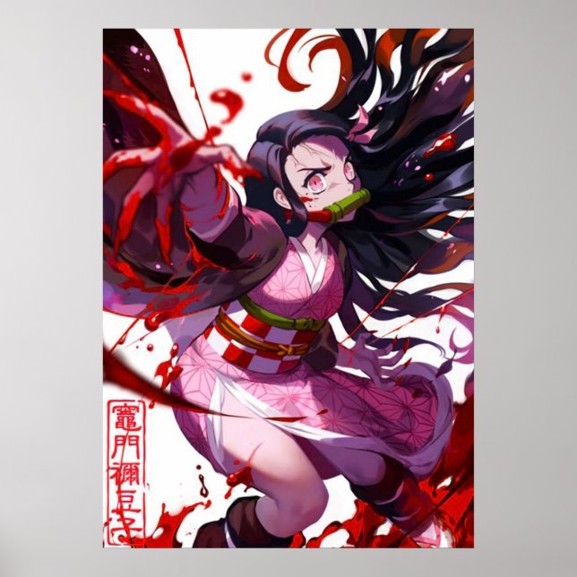 Poster Kimetsu no Yaiba Nezuko (Devant)