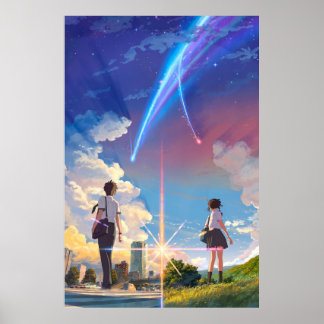 Poster kimi no na wa votre nom animé film BEST RES
