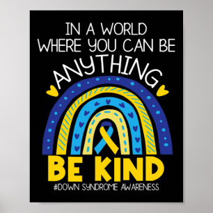 Poster Kindy - Sensibilisation au syndrome du bas Bleu Ja
