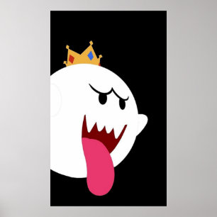 Poster King Boo Conception simpliste