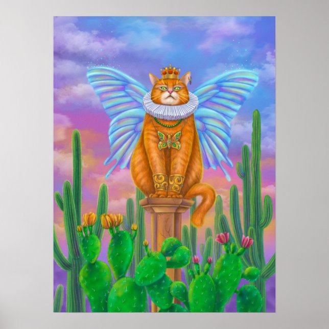 Poster King cat (Devant)