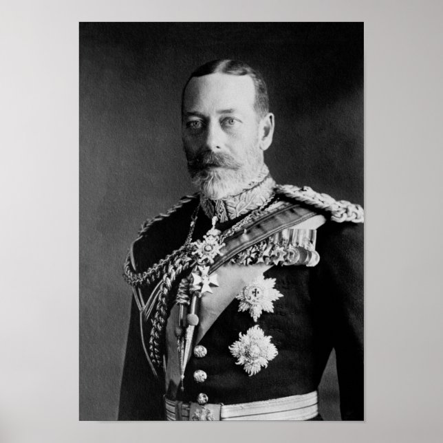 Poster King George Portrait - 1923 (Devant)