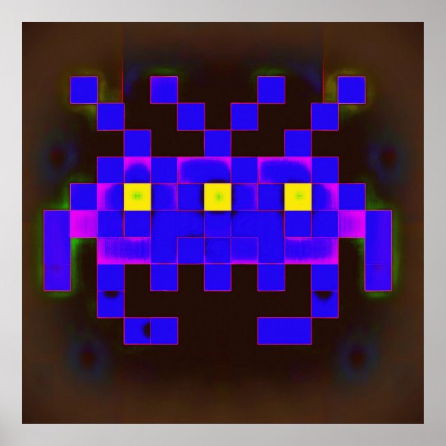 Poster King of the Space Invasion (Version B) (Devant)