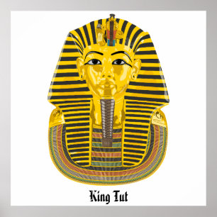 Poster King Tut, illustration du tombeau égyptien