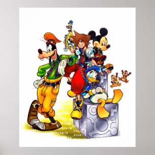 Poster Kingdom Hearts : coded   Key art