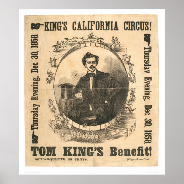 Poster King's California Circus (0804A) (Devant)