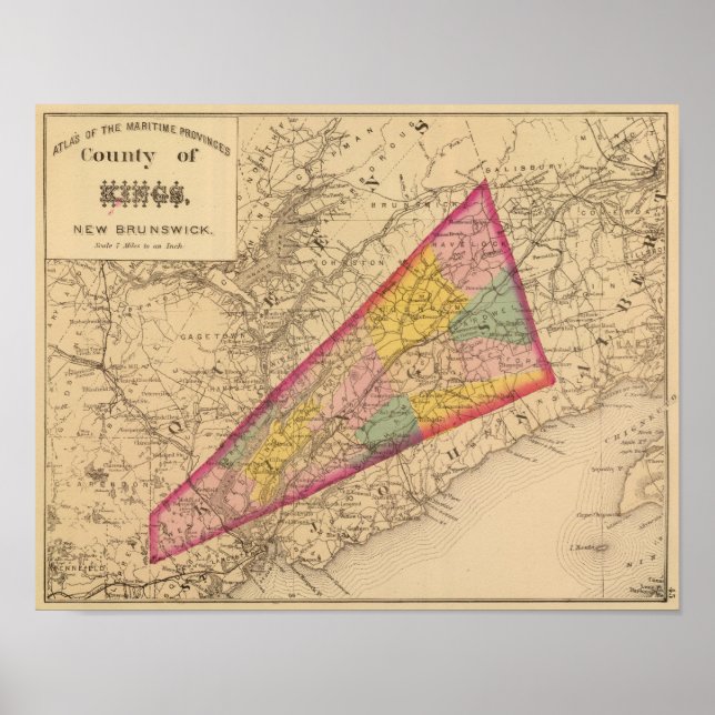 Poster Kings Co., NB (Devant)