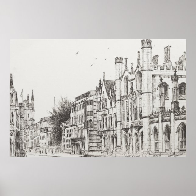 Poster Kings College Cambridge 2007 (Devant)