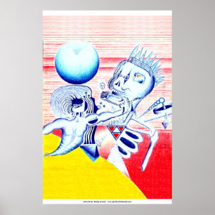 Poster: King's Revelation: Trippy Artwork Poster