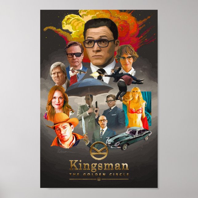 Poster Kingsman : Le cercle d'or (Devant)