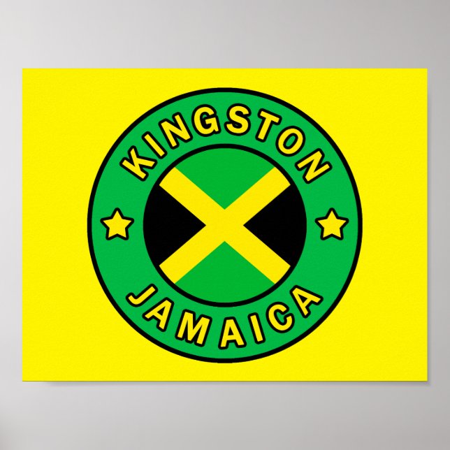 Poster Kingston Jamaïque (Devant)