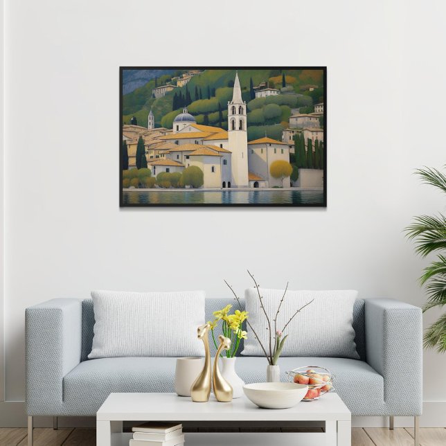 Poster Kirche Cassone Gustav Klimt Peinture captivante (Créateur téléchargé)