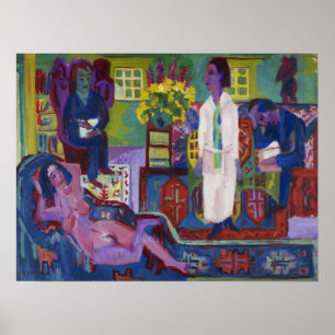 Poster Kirchner - Bohême moderne