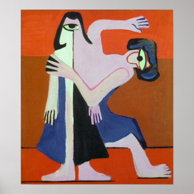 Poster Kirchner - Danse Masquée 1928 (Devant)