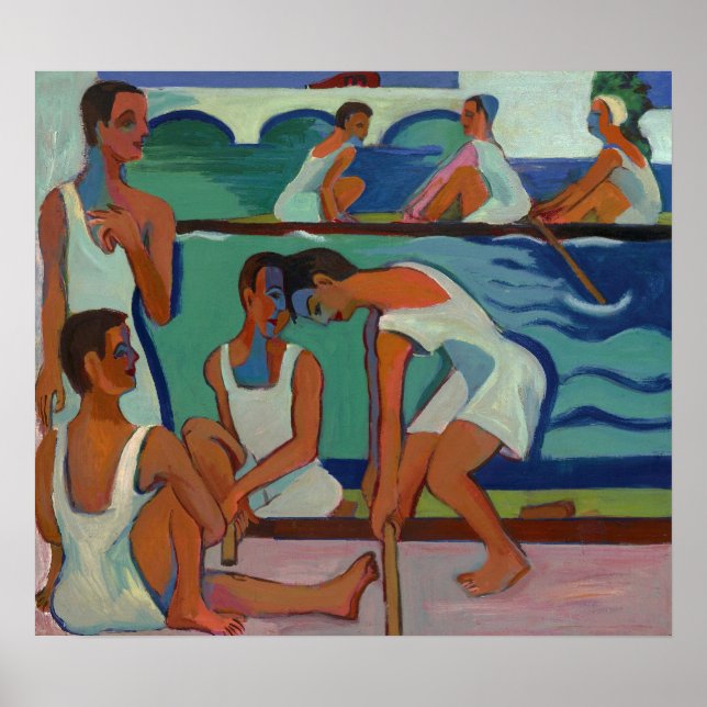 Poster Kirchner - Rameur 1928 (Devant)
