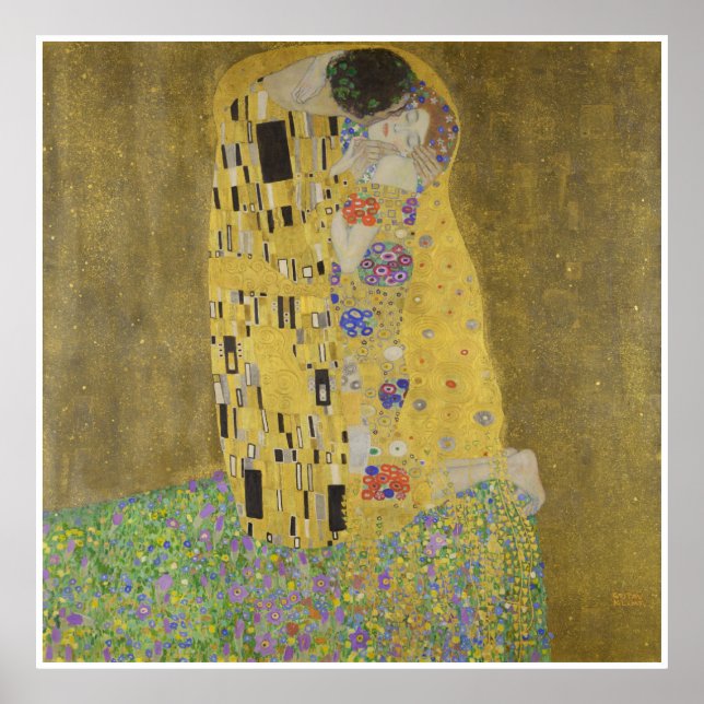 Poster Kiss Gustav Klimt (Devant)