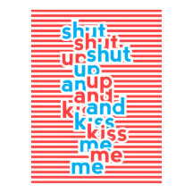 Kiss Me, Girl Power, typographie