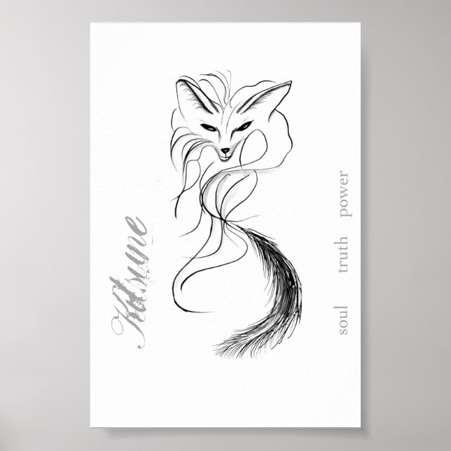 Poster Kitsune - l'esprit du renard (Devant)