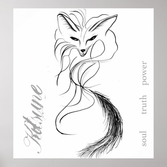 Poster Kitsune Spirit (Devant)