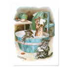 Kitten Bath par Louis Wain