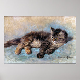 Poster Kitten, Henriette Ronner-Knip