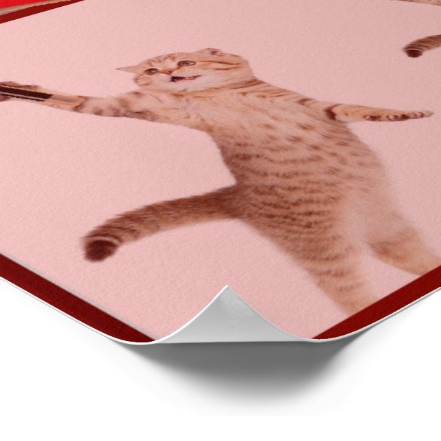 Poster Kittens communiste (Coin)