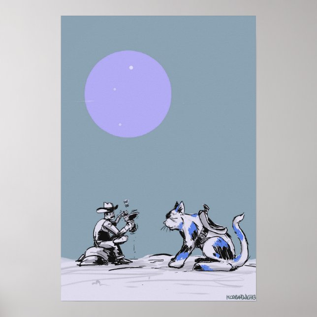 Poster Kitty Cowboy (Devant)