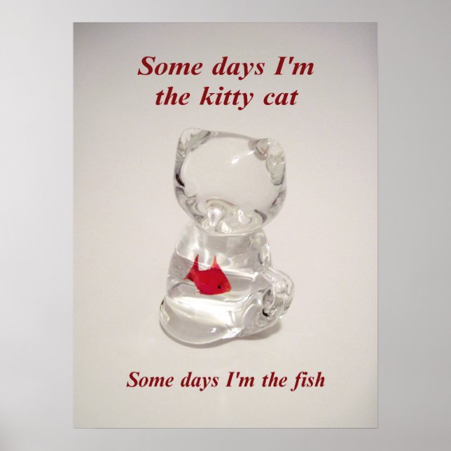 Poster Kitty et Fish (Devant)