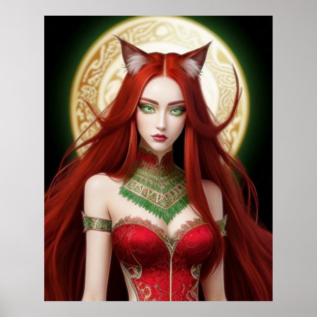 POSTER KITTY WAIFU 05 (Devant)