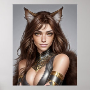 POSTER KITTY WAIFU 08