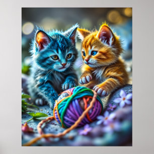 Poster Kitty Yarn
