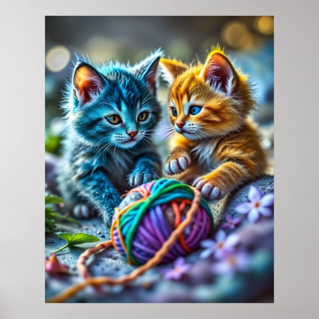 Poster Kitty Yarn (Devant)
