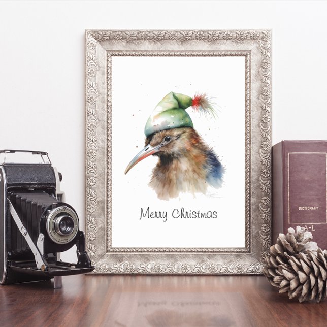 Poster Kiwi de Noël cosy, coutume (Créateur téléchargé)