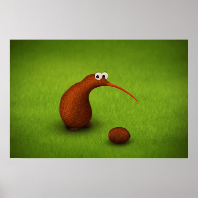 Poster Kiwi Kiwi (Devant)