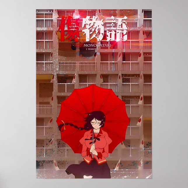 Poster Kizumonogatari Tekketsu (Devant)