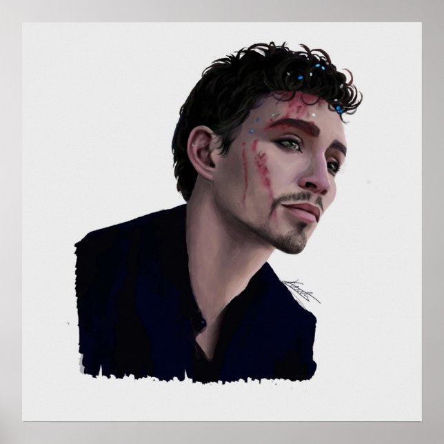 Poster Klaus Hargreeves L'Académie Des Parapluies (Devant)