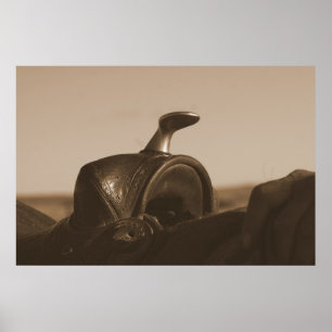 Poster Klaxon de selle