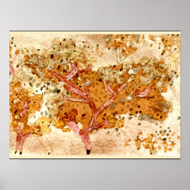 Poster Klee - Arbre ancien, 1931 (Devant)