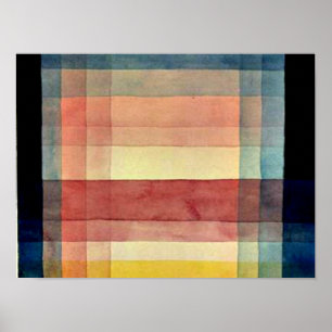 Poster Klee - Architecture de la plaine