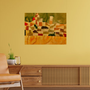 Poster Klee - Architecture orientale