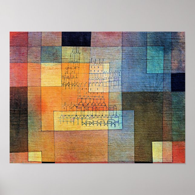 Poster Klee - Architecture polyphonique (Devant)