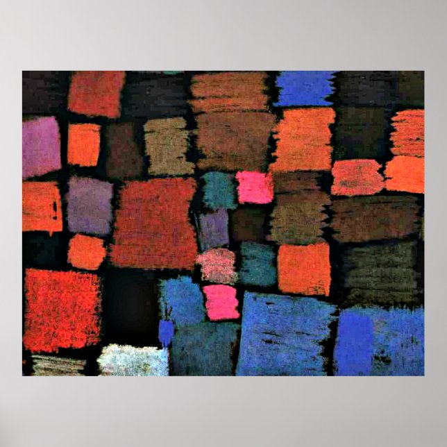 Poster Klee - Arrivée à la floraison (Devant)