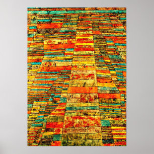 Poster Klee - Autoroutes et autoroutes